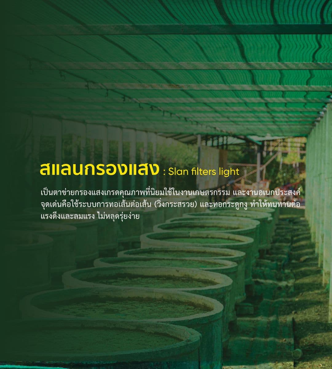 สแลนกรอง